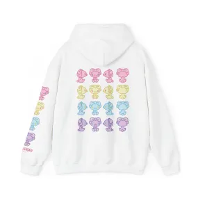 Pastel Pals All Purpose Bunny Unisex Hooded Sweatshirt