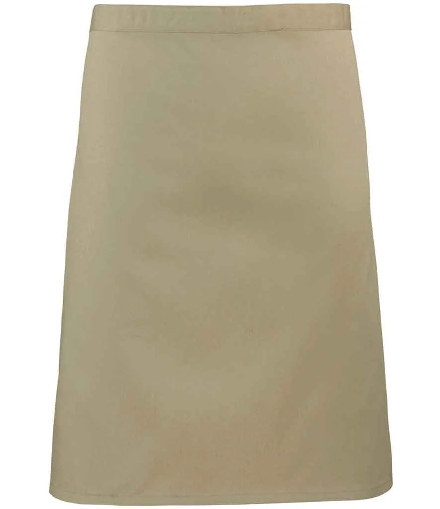 Premier 'Colours' Mid Length Apron | Khaki