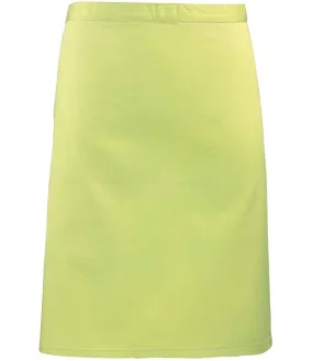 Premier 'Colours' Mid Length Apron | Lime Green