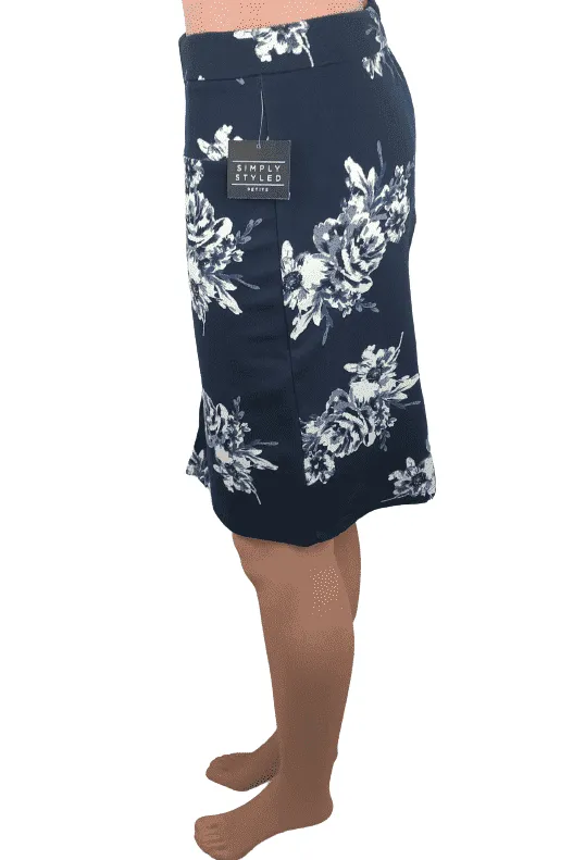 Simply Styled women's blue skirt size S, Petite