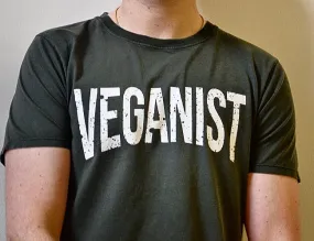 Tough Nut Vegans Veganist Logo Short Sleeved T Shirt Unisex Fit