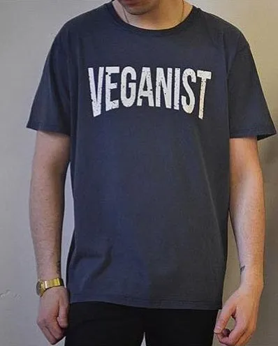Tough Nut Vegans Veganist Logo Short Sleeved T Shirt Unisex Fit