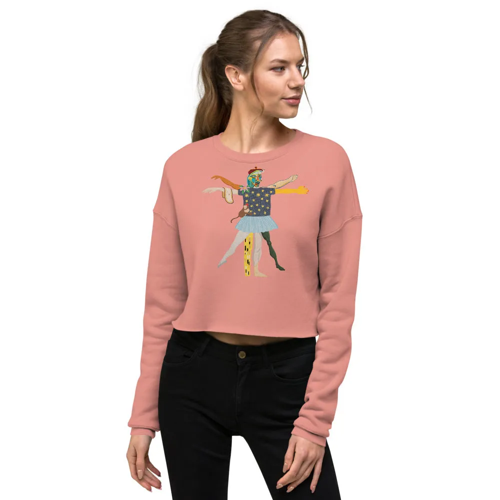 Vitruvian Crop Sweatshirt