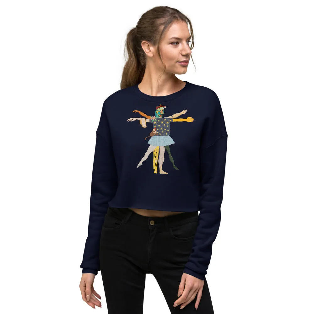 Vitruvian Crop Sweatshirt