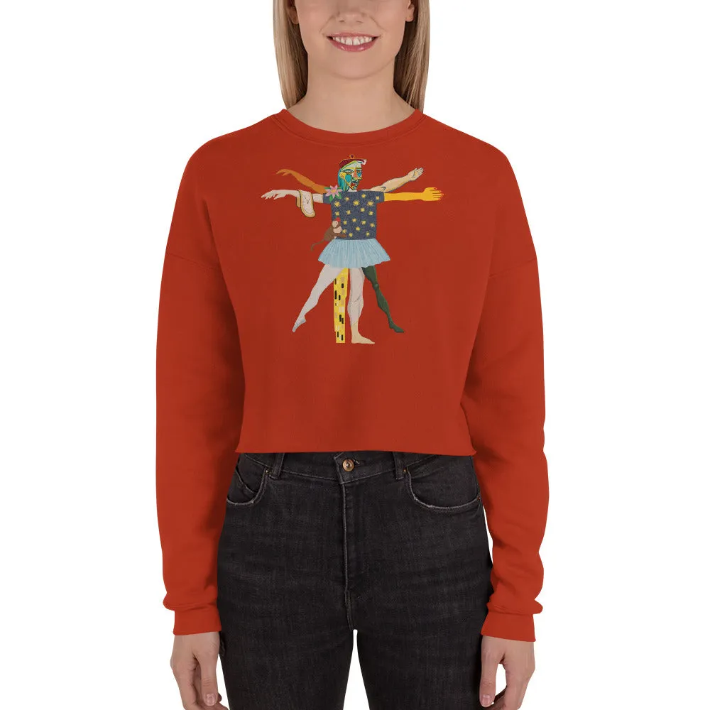 Vitruvian Crop Sweatshirt