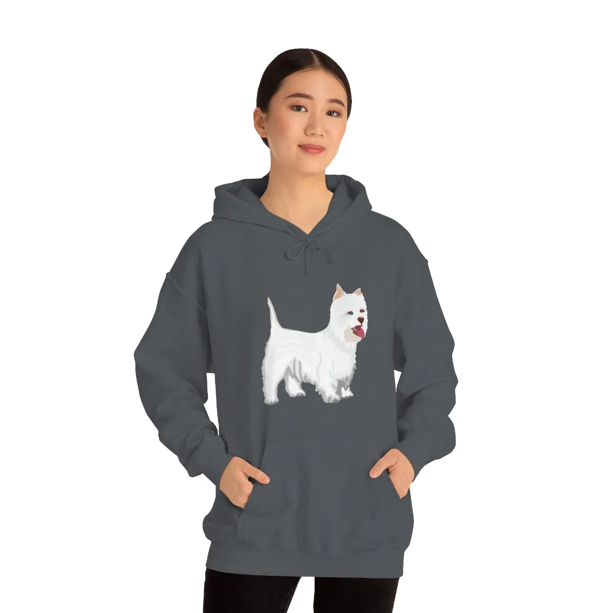 West Highland White Terrier Unisex Heavy Blend™ Hooded Sweatshirt, S - 5XL, Cotton/Polyester, FREE Shipping, Made in USA!!