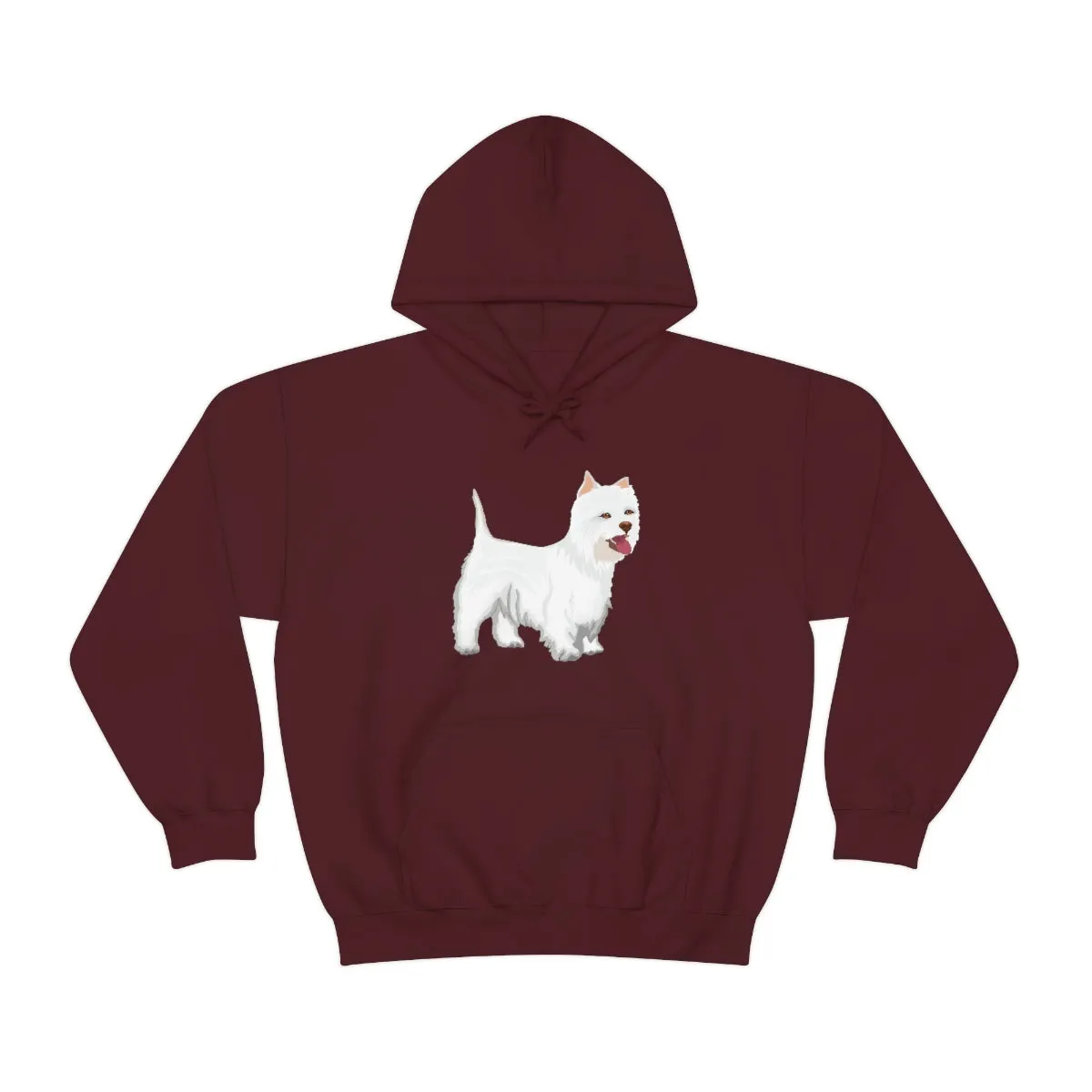 West Highland White Terrier Unisex Heavy Blend™ Hooded Sweatshirt, S - 5XL, Cotton/Polyester, FREE Shipping, Made in USA!!