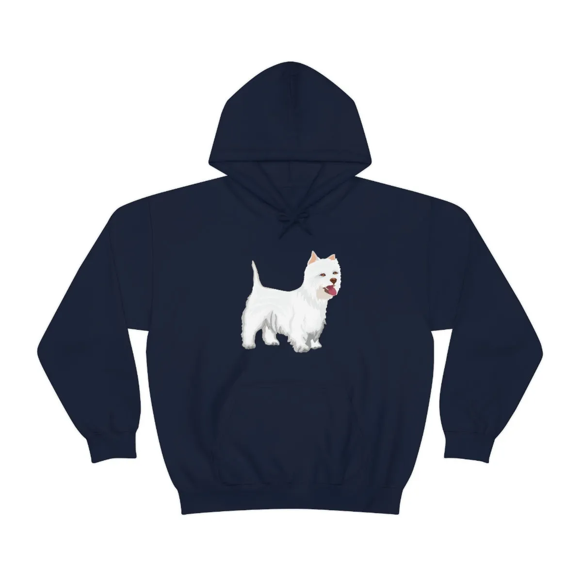 West Highland White Terrier Unisex Heavy Blend™ Hooded Sweatshirt, S - 5XL, Cotton/Polyester, FREE Shipping, Made in USA!!