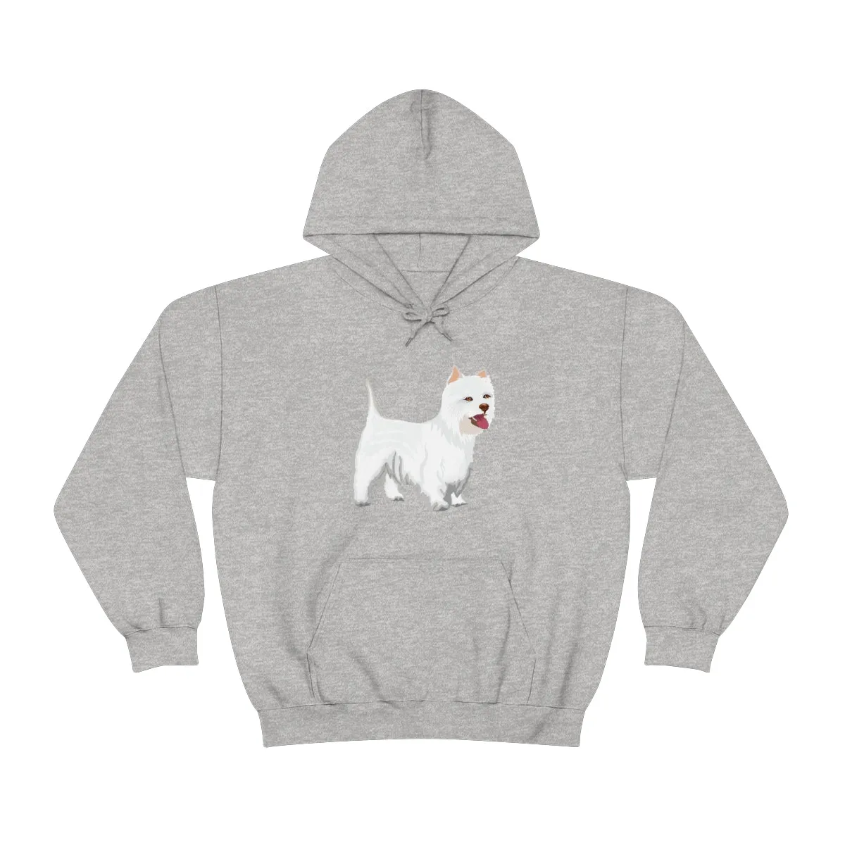 West Highland White Terrier Unisex Heavy Blend™ Hooded Sweatshirt, S - 5XL, Cotton/Polyester, FREE Shipping, Made in USA!!