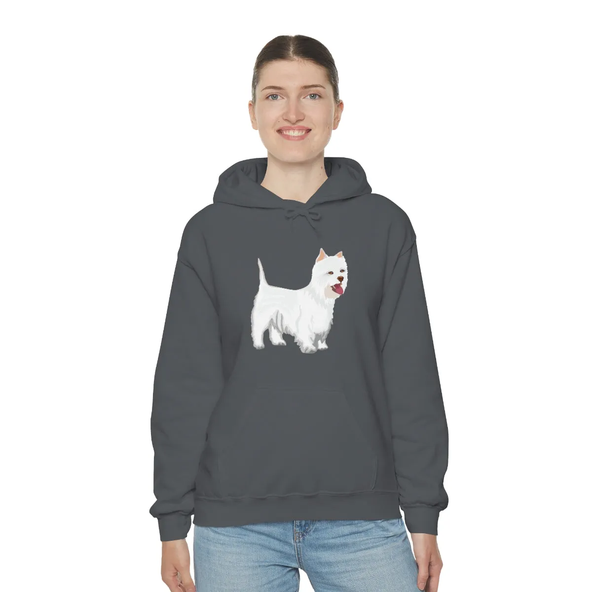 West Highland White Terrier Unisex Heavy Blend™ Hooded Sweatshirt, S - 5XL, Cotton/Polyester, FREE Shipping, Made in USA!!