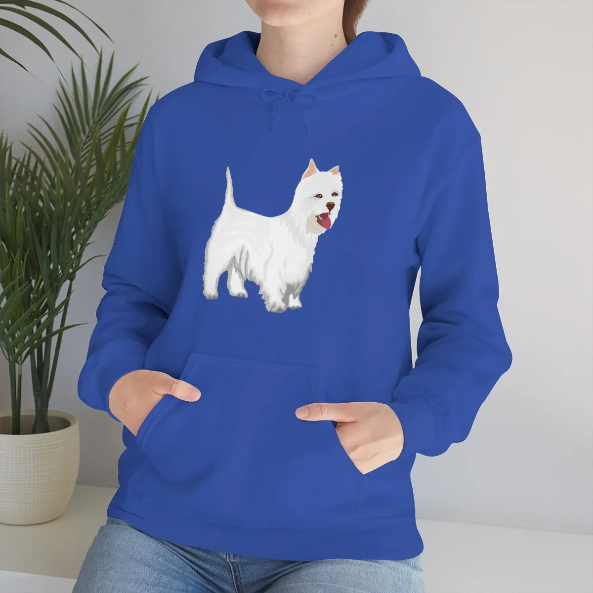 West Highland White Terrier Unisex Heavy Blend™ Hooded Sweatshirt, S - 5XL, Cotton/Polyester, FREE Shipping, Made in USA!!