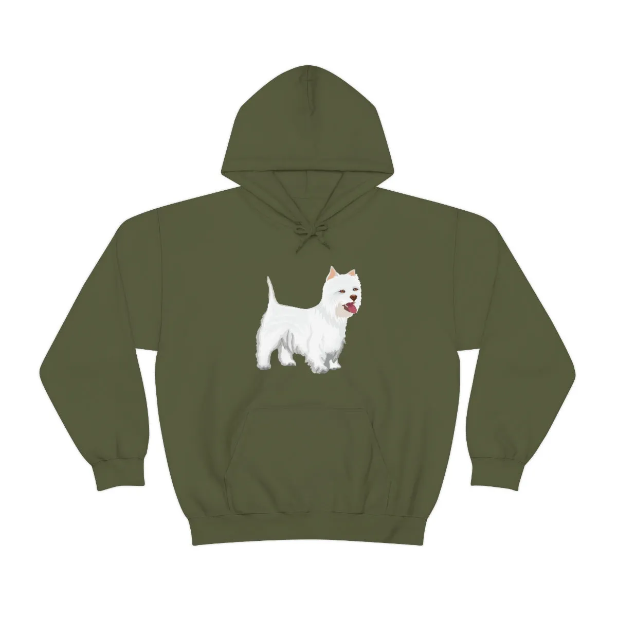 West Highland White Terrier Unisex Heavy Blend™ Hooded Sweatshirt, S - 5XL, Cotton/Polyester, FREE Shipping, Made in USA!!